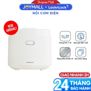  Nồi cơm điện LocknLock Bianco EJR364IVY 1L 400W Hàng chính hãng chống dính men sứ - JoyMall 