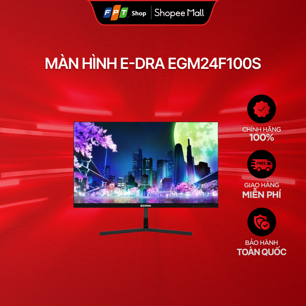 [Chỉ GH tận nơi] Màn hình E-DRA EGM24F100s/23.8inch FHD (1920x1080)/IPS 100hz | BigBuy360 - bigbuy360.vn
