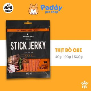 Bánh Thưởng Cho Chó Thịt Bò Que BowWow Stick Jerky