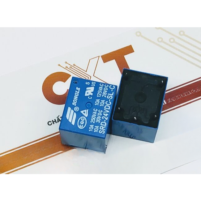 Songle Relay SRD-03V 05V 09V 12V 24V 48VDC-SL-C 10A 5 chân