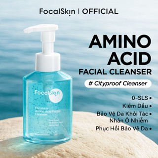   NEW LAUNCH  FOCALSKIN Sữa Rửa Mặt Amino Acid Hỗ Trợ Làm Sạch Toàn Diện Nhẹ Dịu Cho Da Dầu Mụn 115g 