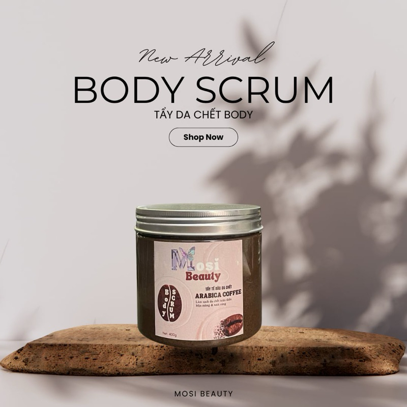 Tẩy tế bào da chết body ARABICA COFFEE 400gram