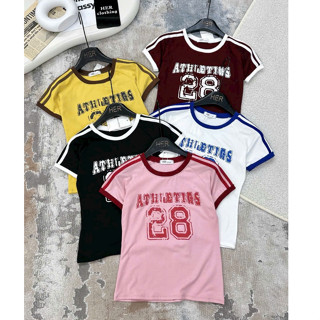 Áo thun nữ ngắn tay dáng ôm, Áo baby tee vải cotton co giãn mềm mát ACT25 Her Trends