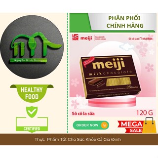  Socola Milk   Sữa  Nhập khẩu Nhật Meiji Thanh 120g 