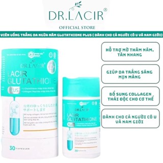 Viên Uống Trắng Da Glutathione PLUS dành riêng cho người có tế bào xấu và nam giới