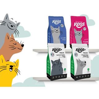 Hạt Cho Mèo Mọi Lứa Tuổi Keos 350g