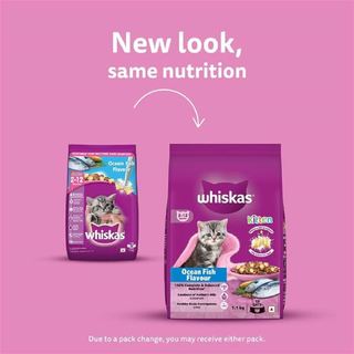 Hạt Cho Mèo Con Whiskas Junior 1.1kg