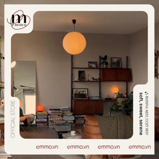   TẶNG KÈM BÓNG  ĐÈN THẢ TRẦN PHONG CÁCH NHẬT BẢN EMMO FOMO - ĐÈN TREO TRẦN DECOR 