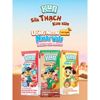 Kun Sữa Thạch Kun Kun nhiều vị thùng 48 hộp x 100ml