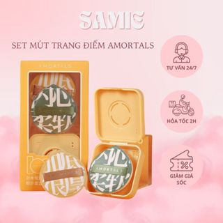 Bông Mút Trang Điểm ARMOTALS 100 Điểm Mềm Mại Dùng Ướt Và Khô Mút ARMOTALS Bông Mút ARMOTALS Samie.Cosmetics