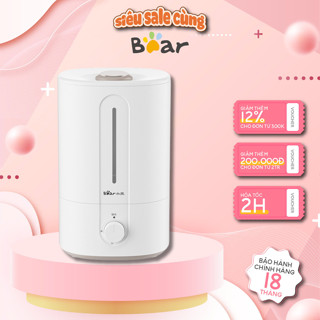 Máy phun sương tạo ẩm không khí Bear JSQ-F50M1, 5L, 25W,giảm tiếng ồn tốt cân bằng độ ẩm,BH 18 Tháng