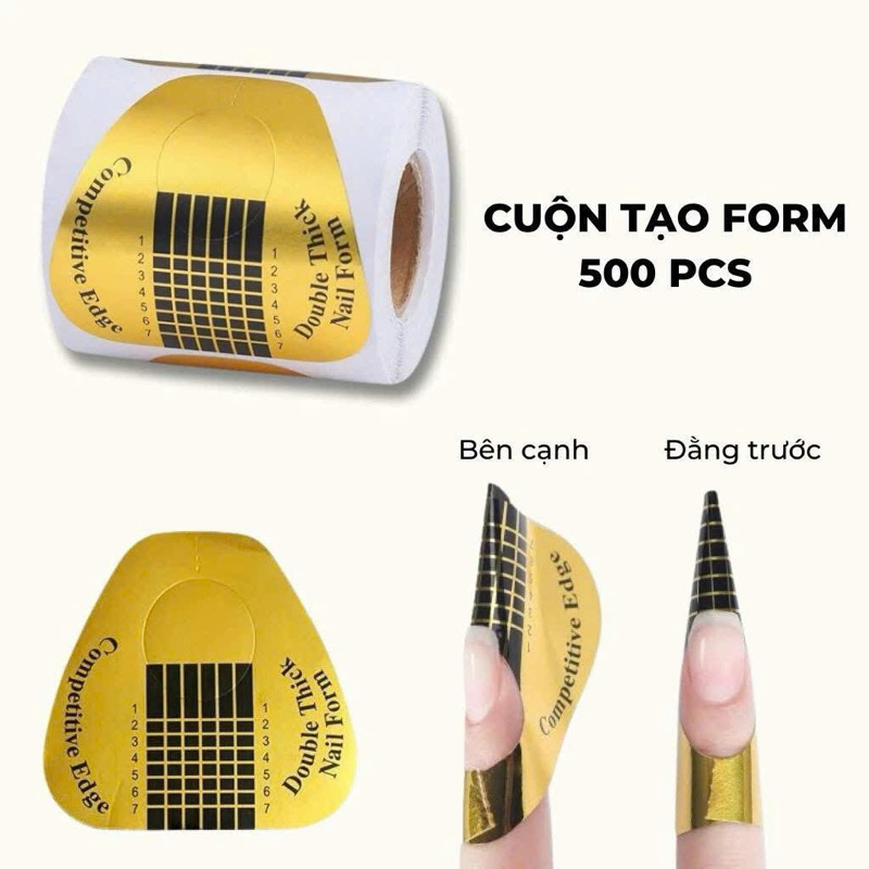khuôn giấy from móng  ( 1 cuộn 500 miếng )