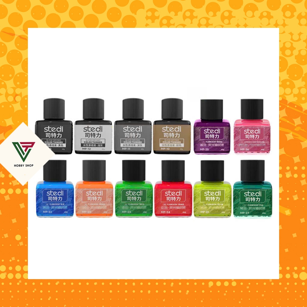 Dung Dịch Kẻ Lằn Chìm Panel Line Slow Dry Stedi Gốc Nước