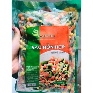 1Kg rau củ cắt sẵn cực ngon ( ship HCM)