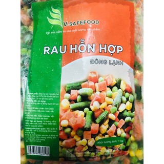 1Kg rau củ cắt sẵn cực ngon ( ship HCM)