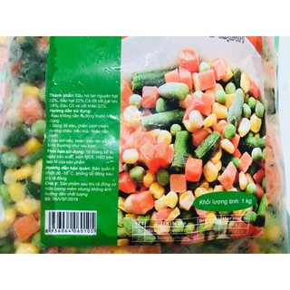 1Kg rau củ cắt sẵn cực ngon ( ship HCM)
