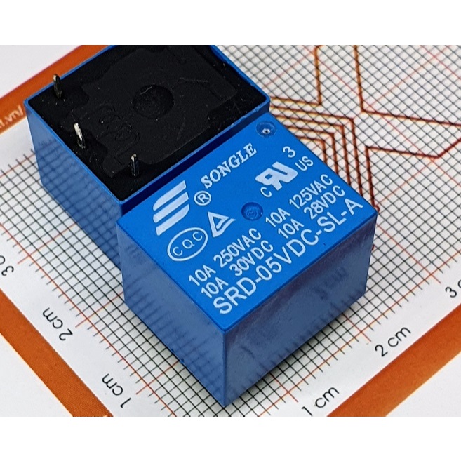Songle Relay SRD-03V 05V 09V 12V 24V 48VDC-SL-A 10A  4 chân