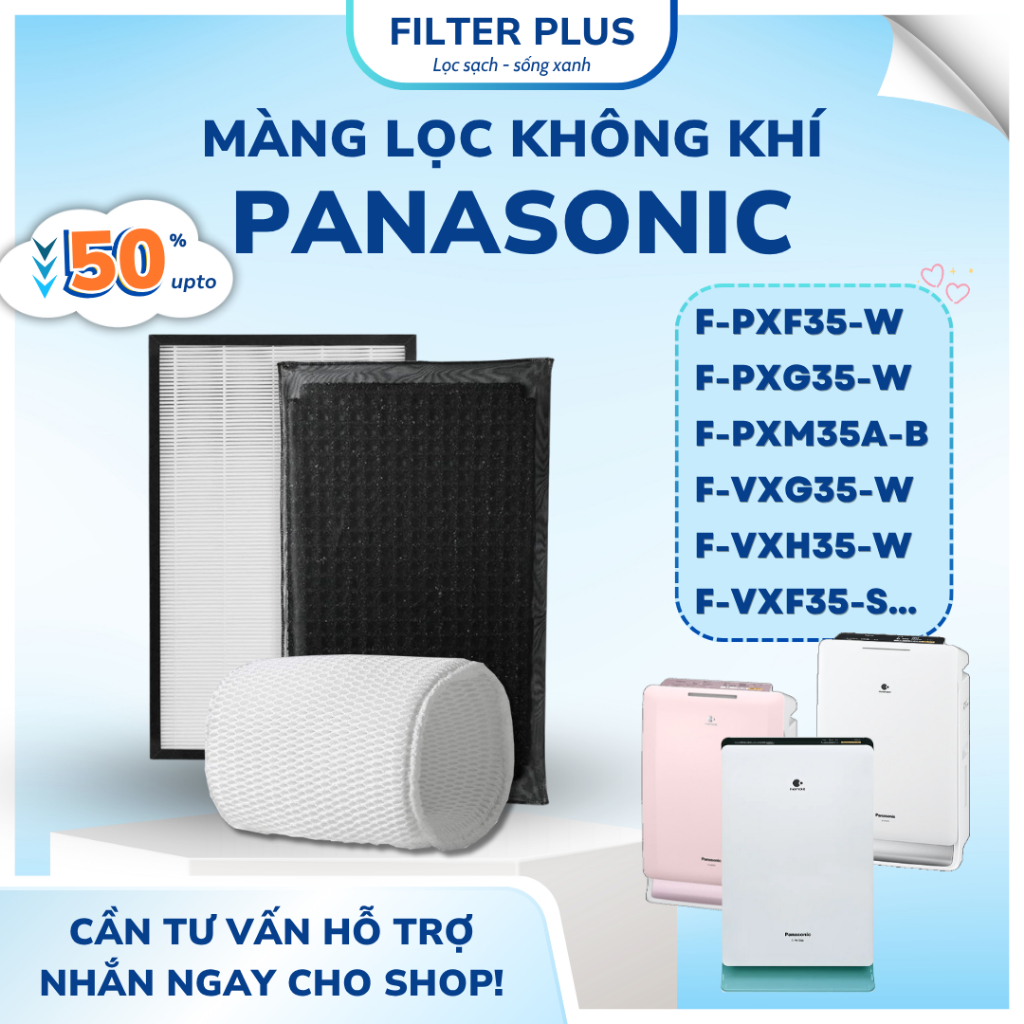 Màng lọc không khí Panasonic: F-PXF35, F-PXG35, F-PXM35A, F-VXF35, F-VXG35, F-VXH35, F-PXL45,...