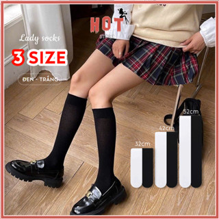 Tất vớ cao cổ 3 chiều cao phong cách Hàn Quốc, tất bắp đùi co dãn bo chân giúp thon gọn - Hot Store