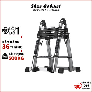 Thang Rút Inox Chữ A Chữ I BUBUWA Thang Rút Đôi Đơn Chất Liệu  Inox Cao Cấp