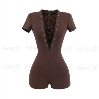 [ TICEUP JUM VER-1 ] Bodysuit liên thân DANEJI, siêu chiết eo, khoá kéo, đan dây khoét sâu, basic ứng dụng cao
