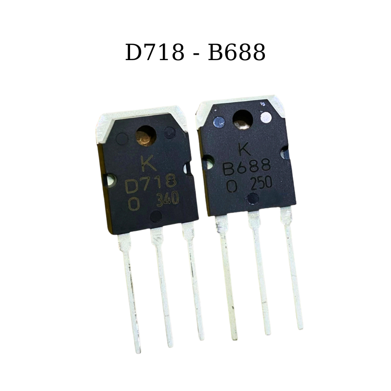 D718 - B688 transistor hãng KEC - lưng đồng mạ NIKEN chất lượng - hàng mới (1 con)