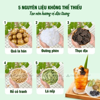 Trà sâm bí đao hạt chia, set nấu 5-7 lít nước, trà bí đao giải khát, nước sâm bí đao - Thảo Dược Việt