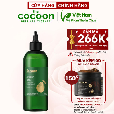 BIGSIZE - PHIÊN BẢN NÂNG CẤP - Nước dưỡng tóc tinh dầu bưởi Cocoon 310ml