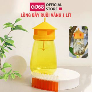 Hũ ruồi vàng, thu hút ruồi vàng và côn trùng gây hại vào lồng để bảo vệ cây trái, tặng kèm mật dẫn