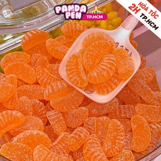 Kẹo Dẻo Hương Vị Trái Cây Cam Tươi Xoài Tươi -  Ăn Vặt Panda Pẻn