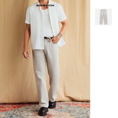 Quần Jean Nam Straight Light Gray Passion, Chất Vải Jean Cotton Thoải Mái, QJ0116, SOME HOW STORE