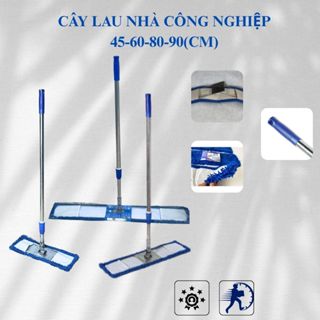 Cây Lau Sàn Nhà Công Nghiệp 45-60-80-90CM Cây Lau Bẹ San Hô bản lớn lau rất sạch có khoá tăng đưa
