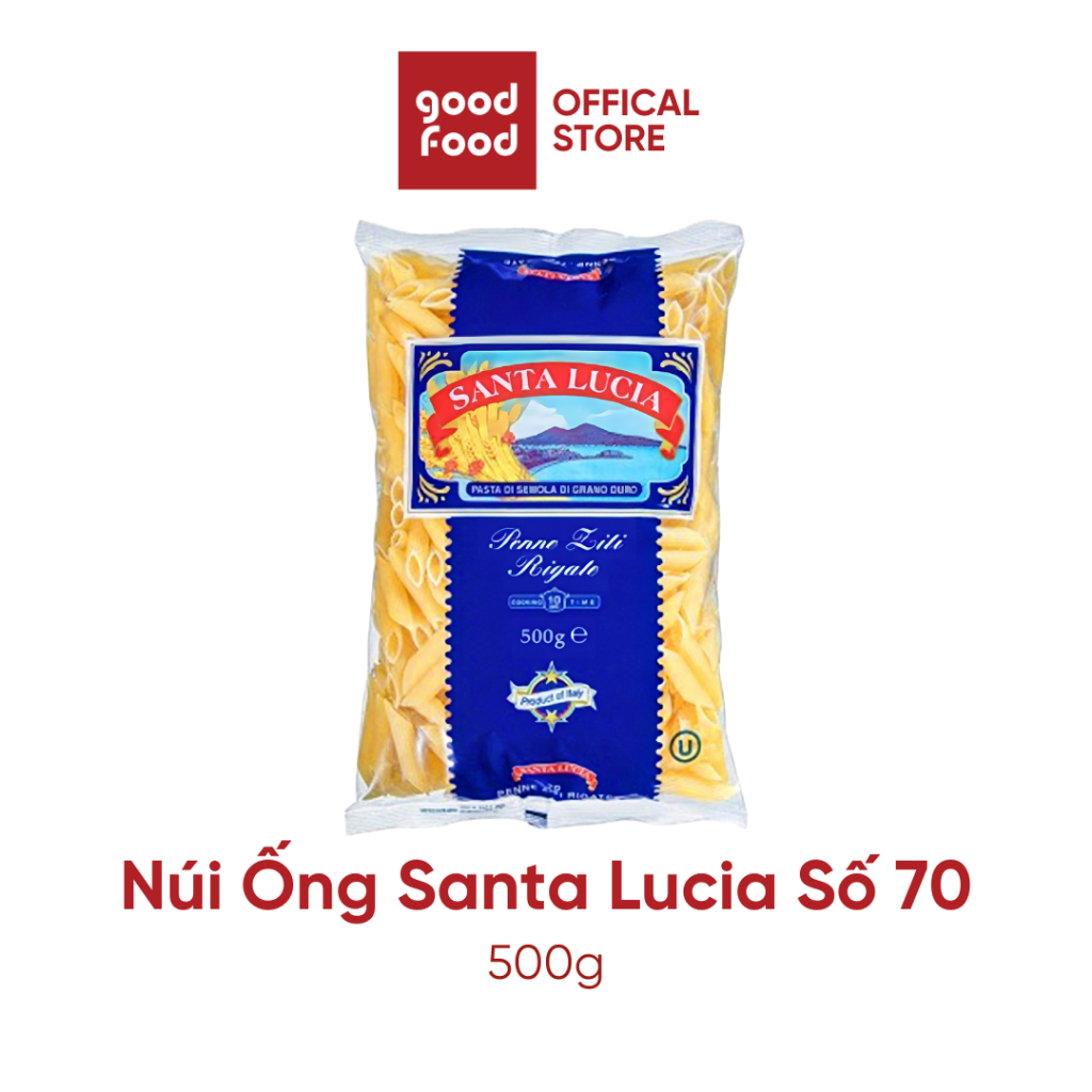 Nui Ống Penne Ziti Rigate Santa Lucia số 70 - 500g