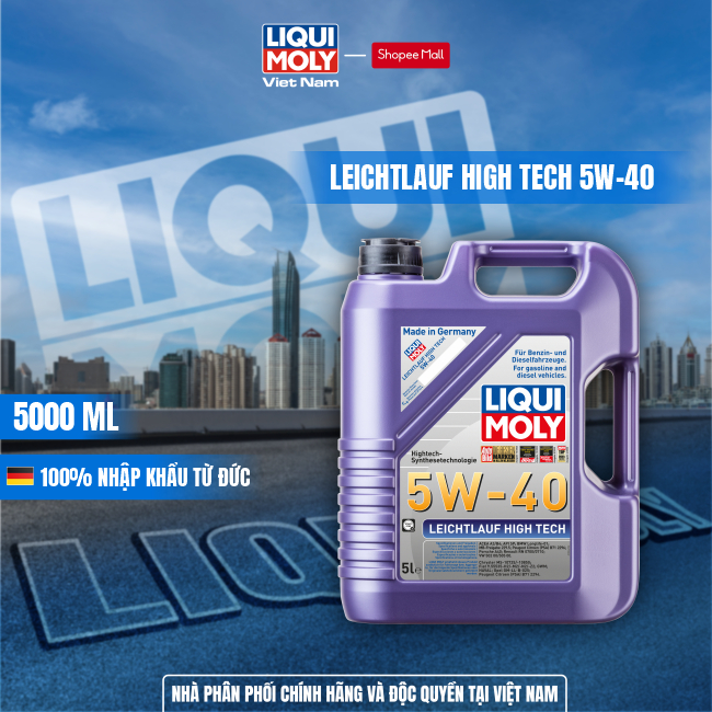 Dầu Nhớt Động Cơ Ô Tô LIQUI MOLY Leichtlauf High Tech 5W40 5L - 2328