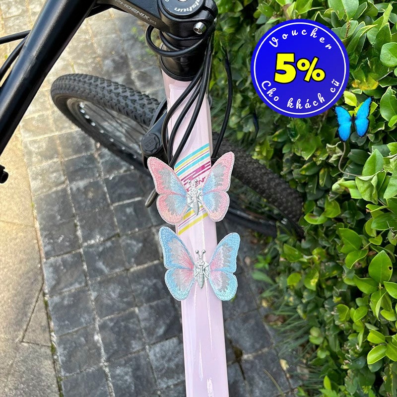 Phụ Kiện Dán Trang Trí Hình Bướm Pastel – Decor Xe Máy, Ô Tô, Mũ Bảo Hiểm Mới Nhất 2025