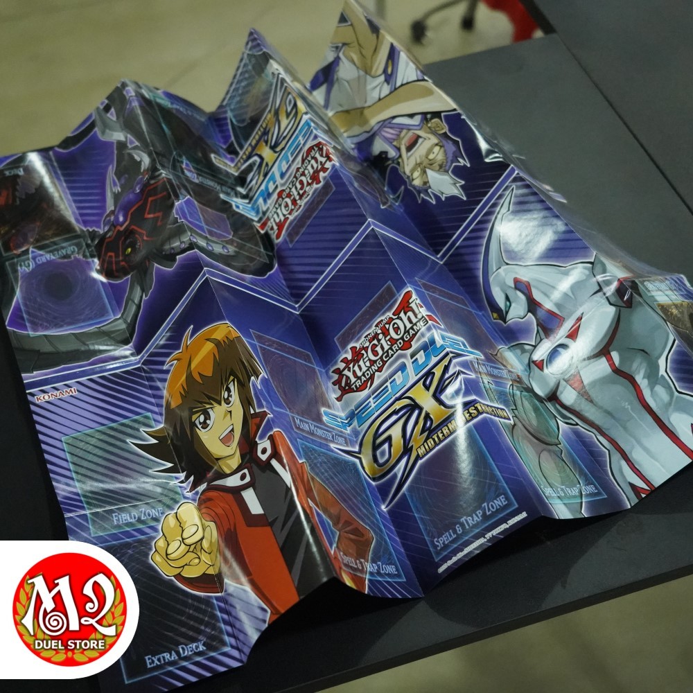 Bàn đấu bài 2 người chơi Playmat Yugioh SGX4 bằng giấy từ hộp Speed Duel Midterm Destruction