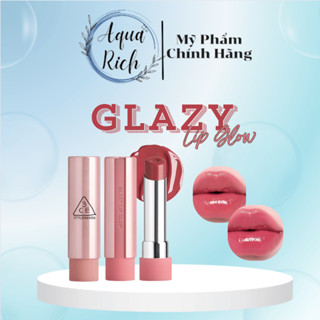 Son Dưỡng Bóng 3CE Glazy Lip Glow Dưỡng Môi Dạng Thỏi [31 - 32 - 33 - 38 - 34]