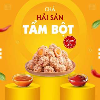 500g Viên hải sản nhân Moyonaise Thơm ngon_ship hỏa tốc hcm_ ongon