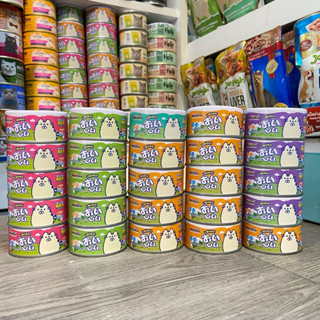  Combo 100 lon Pate lon Neeka 85g mix vị thơm ngon cho mèo   Hàng chính hãng bao bì mới   