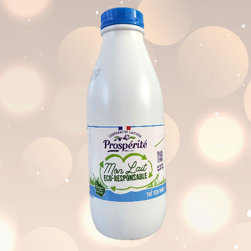 [Chai 1 Lít – X.DƯƠNG] SỮA TƯƠI TIỆT TRÙNG ÍT BÉO [France] PROSPERITE UHT Semi Skimmed Milk