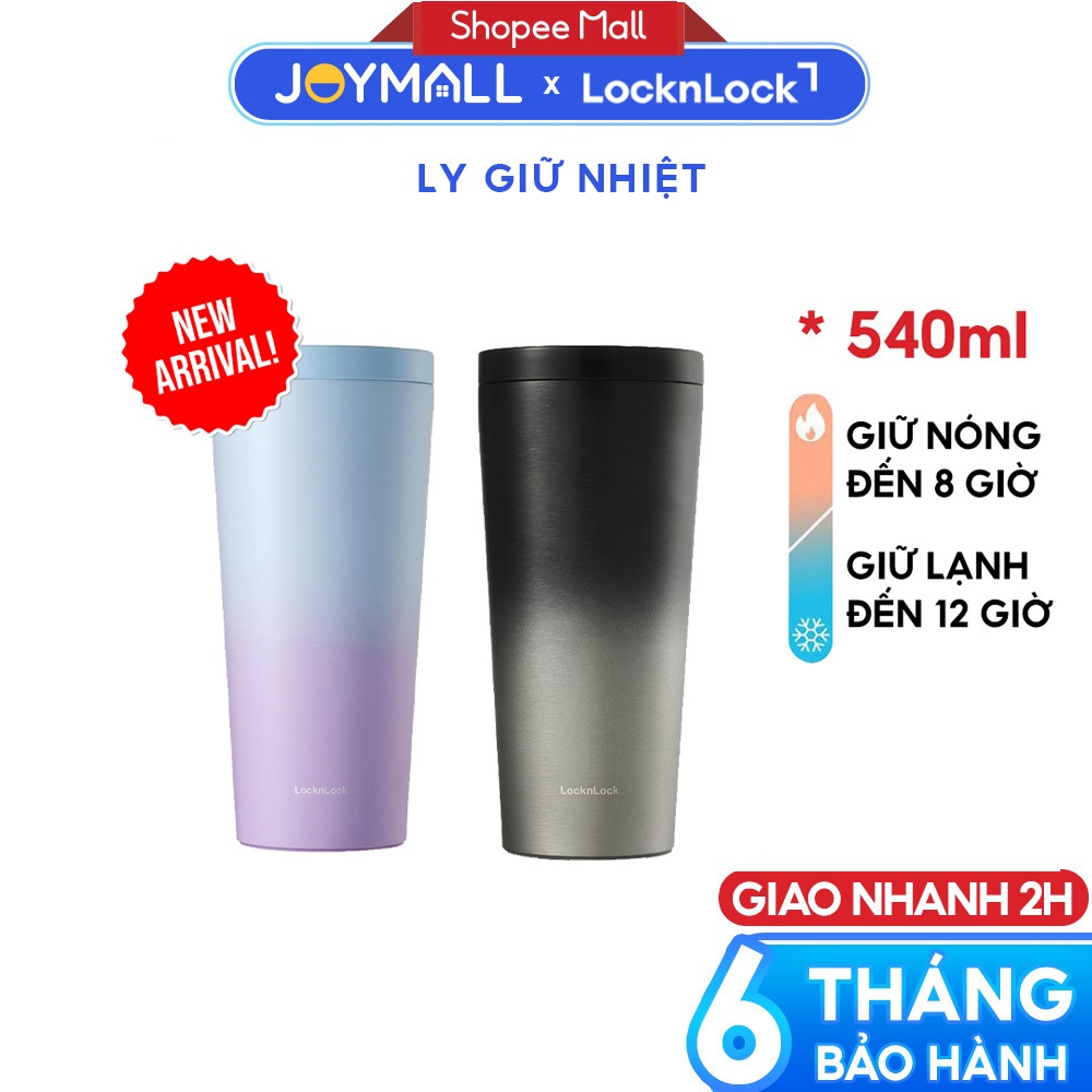 Ly Giữ Nhiệt LocknLock 540ml LHC4279, LHC4362, LHC4361, Hàng Chính Hãng, Thép Không Gỉ - JoyMall