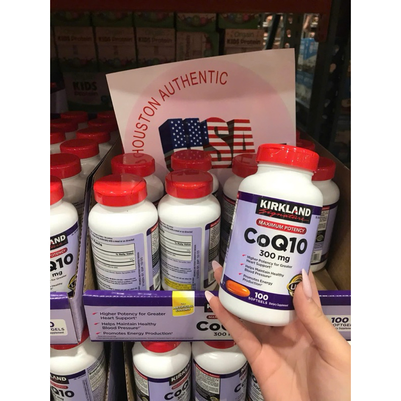 [ ĐỦ BILL STORE + AIR] Viên Uống Hỗ Trợ Tim Mạch Kirkland CoQ10 300mg 100 viên _ Live mua hàng tại M