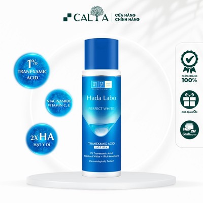 Dung Dịch Hada Labo Màu Xanh, Dưỡng Trắng Tối Ưu, Cân Bằng Da - Hada Labo Perfect White Lotion 170ml