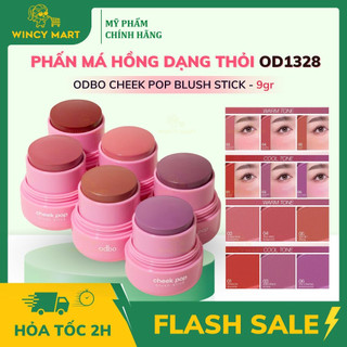  Phấn Má Hồng Dạng Thỏi OD1328 ODBO Cheek Pop Blush Stick Dễ Tán Không Bị Nhòe Lâu Trôi Cả Ngày Thái Lan 9g - Wincy Mart 