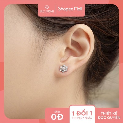 Bông Tai Vàng Tây BTPTB345 Huy Thanh Jewelry