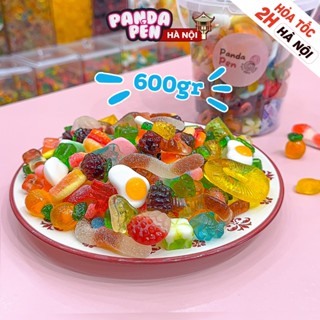 Kẹo Dẻo Đức Mix Sẵn 46 Vị, Ăn Vặt Panda Pẻn Kẹo Dẻo Nhập Khẩu Hương Vị Trái Cây, Không Chảy Nước