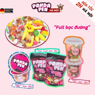 Kẹo Dẻo Đức Mix Full Bọc Đường, Ăn Vặt Panda Pẻn, Kẹo Không Chảy Nước Hàng Chính Hãng Đức