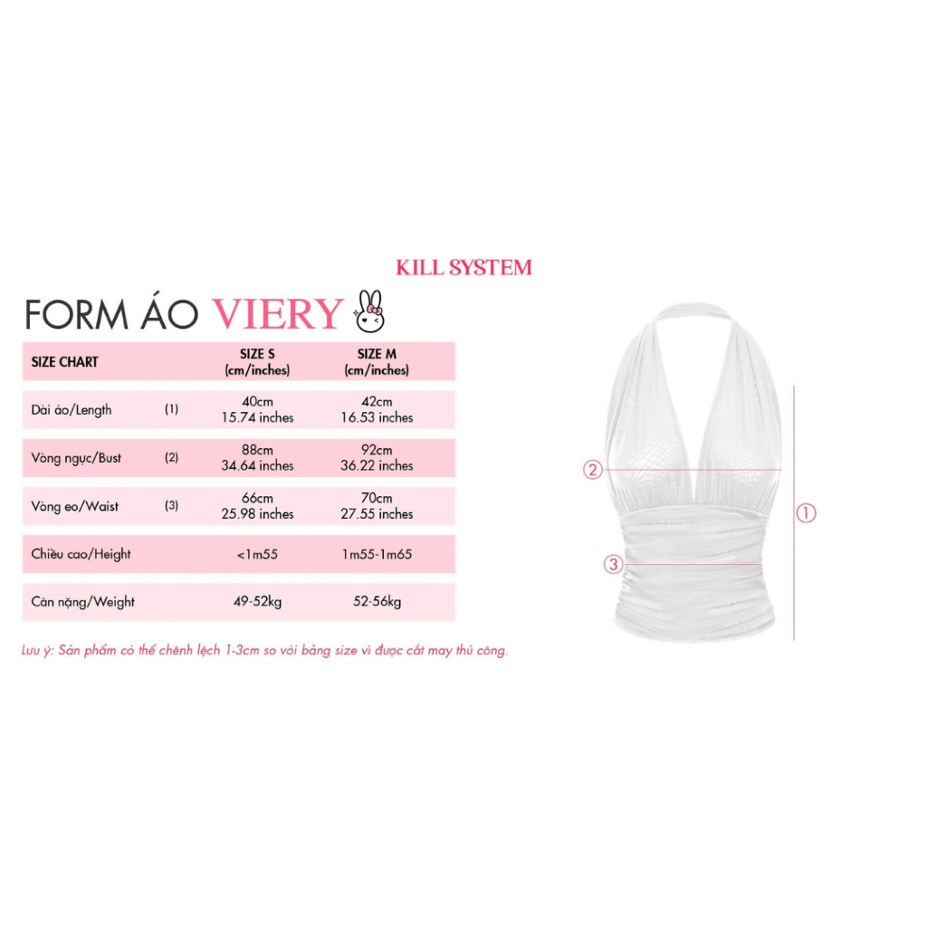 Áo yếm hở lưng, xẻ ngực gợi cảm VIERY - 𝐊𝐈𝐋𝐋 𝐒𝐘𝐒𝐓𝐄𝐌 | BigBuy360 - bigbuy360.vn