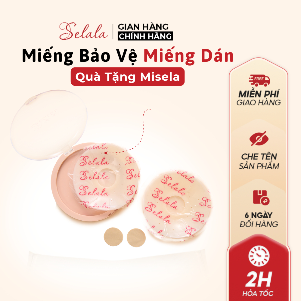 Quà tặng Miếng Nilong Bảo Vệ Miếng Dán Miếng Dán Misela Selala (1 đôi)