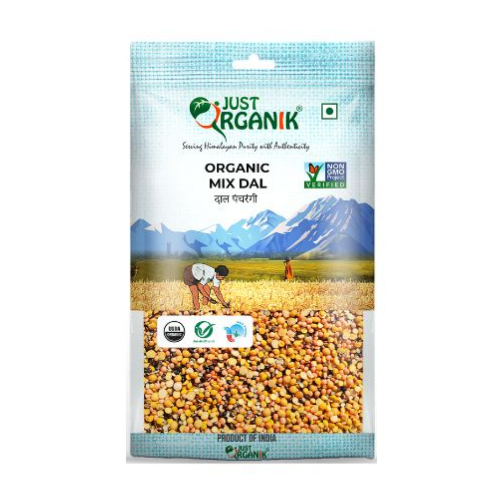 Hỗn hợp đậu hữu cơ Just Organik Organic Mix Lentils